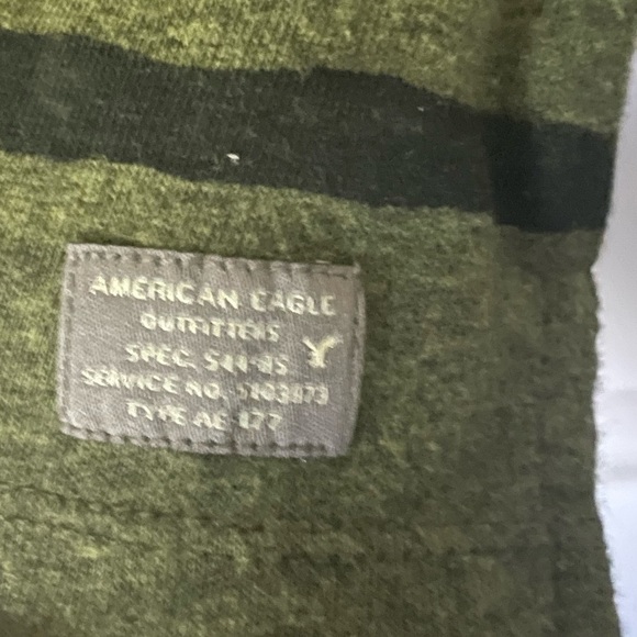 Bundle American Eagle Men Stripes Shirts Size Large NWOT - Picture 3 of 8